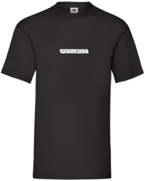 black tee front