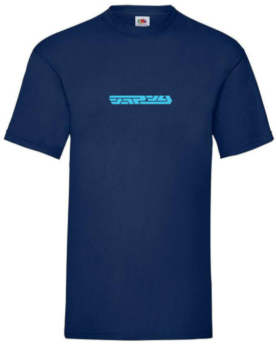 blue tee front